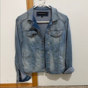 Express Light Wash Denim Jacket